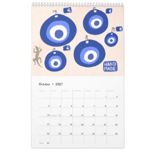 Cenário Grego de Rodes & Padrões Calendário de Coz