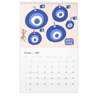 Cenário Grego de Rodes & Padrões Calendário de Coz