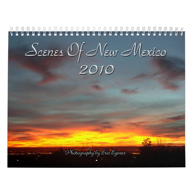 Cenas do calendário de New mexico 2010 (Capa)