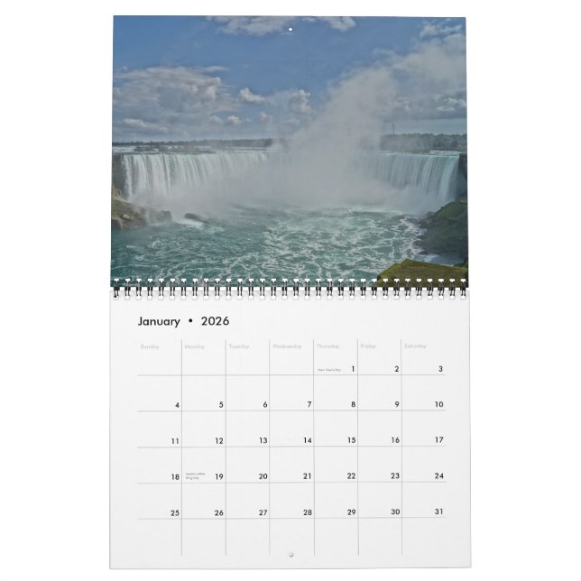 Cenas do calendário de Niagara Falls 2015 (Jan 2026)