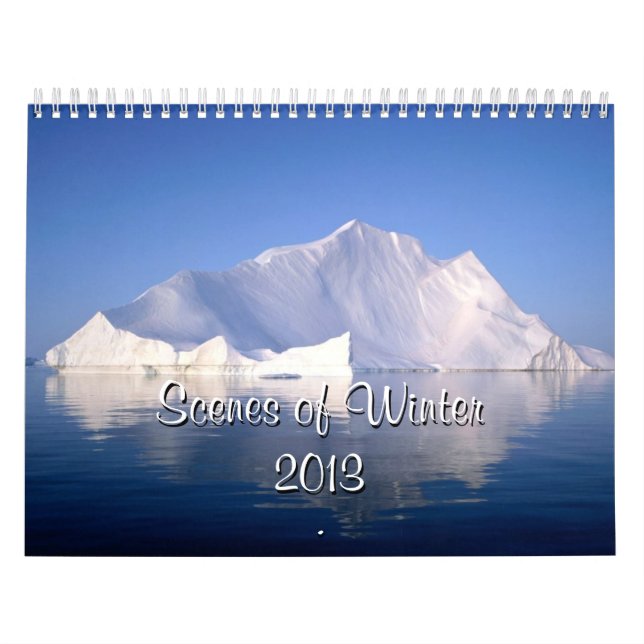 Cenas do inverno de 2013 Calendário (Capa)