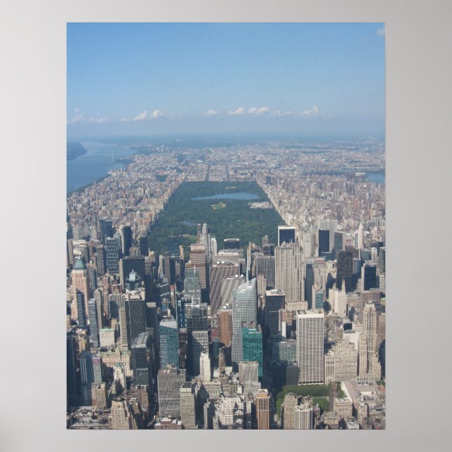 Central Park Aerial Poster (Frente)