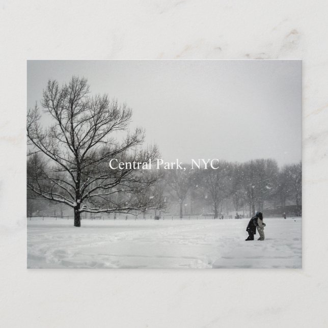 Central Park, Cartão postal (Frente)