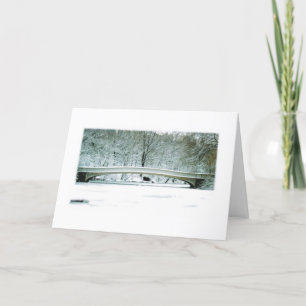 Central Park, NYC, Cartão de Natal da Ponte de Arc