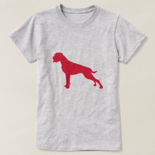 Centro Alemão de Boxer Moderno T-Shirt