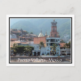 centro de Puerto Vallarta com cartão postal de fro