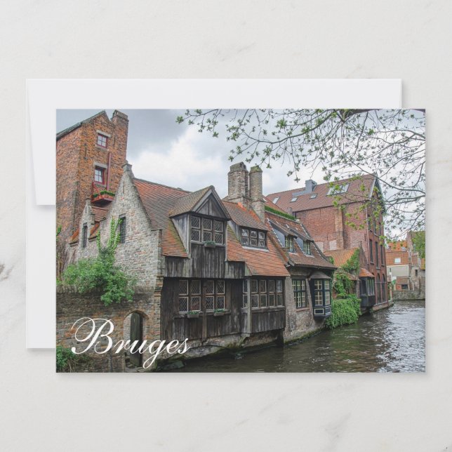 centro histórico de Bruges na Bélgica (Frente)