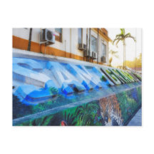 Centro San Ignacio Belize - Cartão de Posto Mural