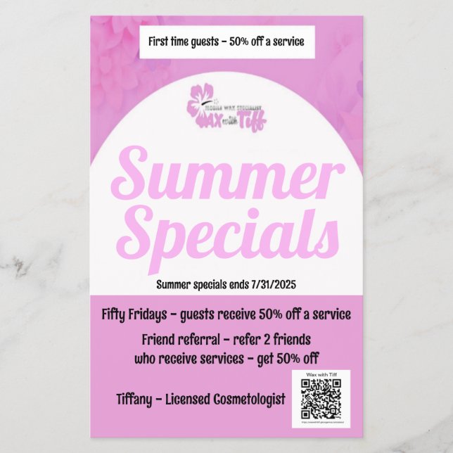 Cera com Tiff Flyer (Frente)