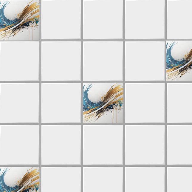 Cerâmica Abstrato de Azulejo cerâmico impressionante - Desi (Criador carregado)