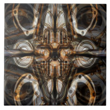 Alinhado para o azulejo de Steampunk