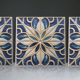 Cerâmica Alivio Faux Floral do Azulejo marroquino Início De