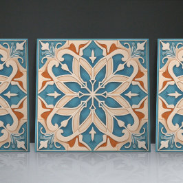 Cerâmica Alivio Faux Floral do Azulejo marroquino Início De