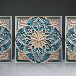 Cerâmica Alivio Faux Floral do Azulejo marroquino Início De