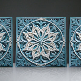 Cerâmica Alivio Faux Floral do Azulejo marroquino Início De