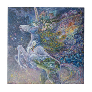 Cerâmica Alma de um Azulejo cerâmico Unicorn 6x6