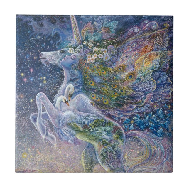 Cerâmica Alma de um Azulejo cerâmico Unicorn 6x6 (Frente)