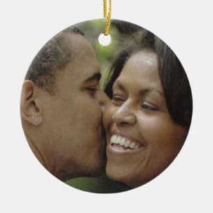 Cerâmica AMOR PRESIDENCIAL, ornamento de BARACK OBAMA
