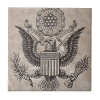 Antiga Casaco de Azulejo de Armas Americana