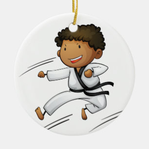 Cerâmica Artes Marciais / Ornamento de Karato