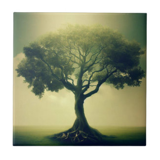 Cerâmica Árvore de vida IV Azulejo cerâmico