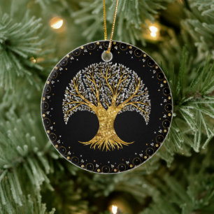 Cerâmica Árvore de vida - Ornamento de Yggdrasil