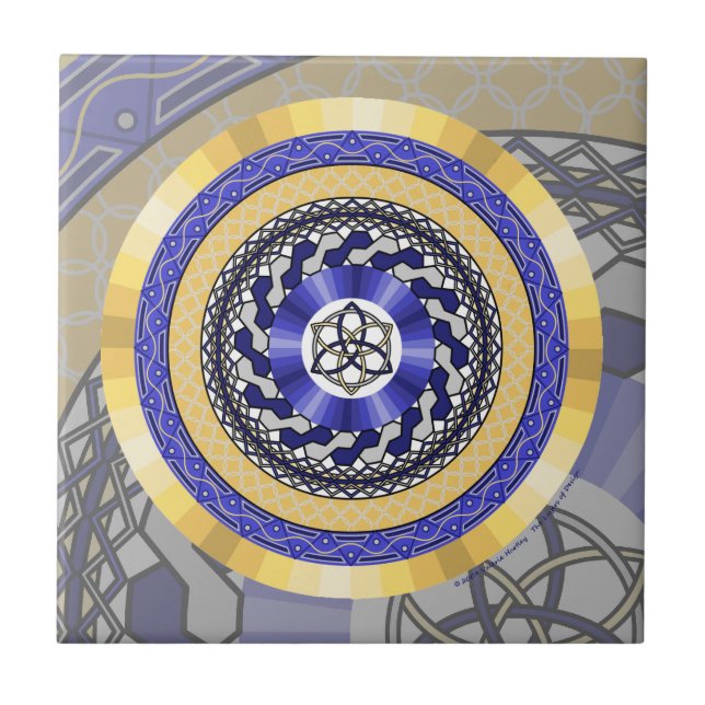 Cerâmica As cores do Azulejo de Anos novos (Frente)