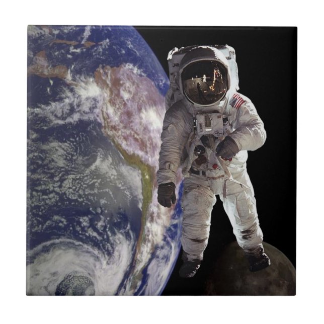Cerâmica Astronauta de Azulejo cerâmico (Frente)
