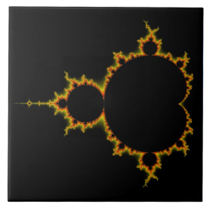 Cerâmica Azulejo ajustado impetuoso de Mandelbrot
