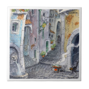 Cerâmica azulejo Alfama2 de Lisboa