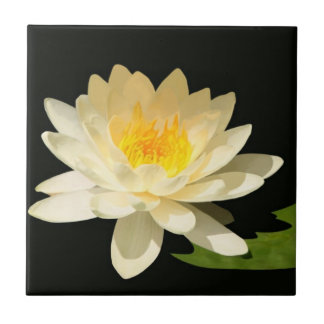 Cerâmica Azulejo amarelo de Waterlily