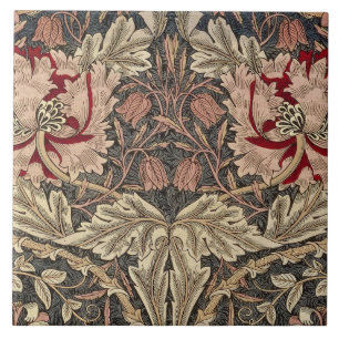 Cerâmica Azulejo - Arte Nova Floral de William Morris
