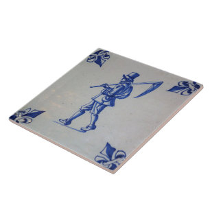 Cerâmica Azulejo azul de Delft - modelo