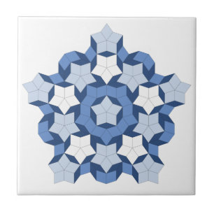 Cerâmica Azulejo azul de Penrose