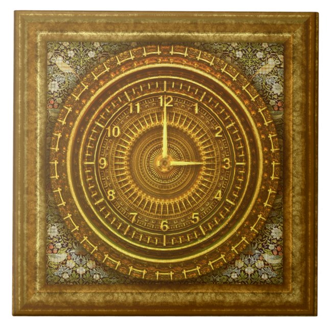 Cerâmica Azulejo barroco do pulso de disparo (Frente)
