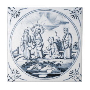 Cerâmica Azulejo bíblico do design de DBT05 Delft