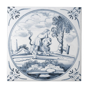 Cerâmica Azulejo bíblico do design de DBT08 Delft