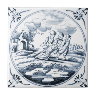 Cerâmica Azulejo bíblico do design de DBT13 Delft