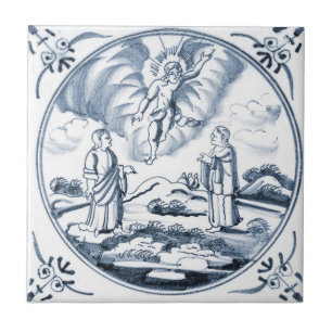 Cerâmica Azulejo bíblico do design de DBT14 Delft