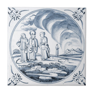 Cerâmica Azulejo bíblico do design de DBT17 Delft