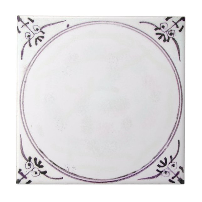 Cerâmica Azulejo bíblico do vermelho do manganês de RBT18 (Frente)