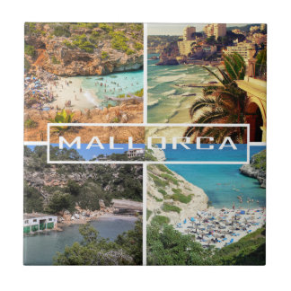 Cerâmica azulejo calas y playas de Mallorca - Majorca