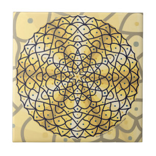 Cerâmica Azulejo celestial de Sun