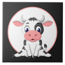 azulejo cerâmico amante de vaca doce Country