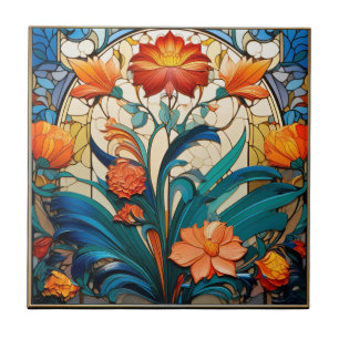 Cerâmica Azulejo cerâmico com Design de arte em flor