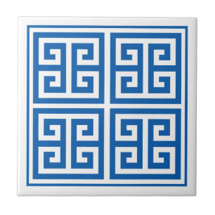 Cerâmica Azulejo cerâmico com Design de padrão-chave grego