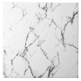 Cerâmica Azulejo Cerâmico com Efeito de Mármore Branco Eleg
