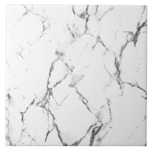 Cerâmica Azulejo Cerâmico com Efeito de Mármore Branco Eleg