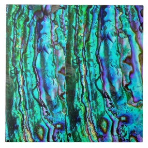 Cerâmica Azulejo cerâmico com estampa de abalone