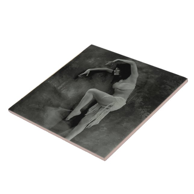 Cerâmica Azulejo cerâmico com foto de dançarino de vinheta (Lateral)